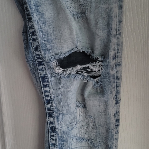 MEN'S SALVAGE JEANS FROM BUCKLE,Light Blue Sz 32 Regular Slim Fit. READ POST. - Picture 5 of 15